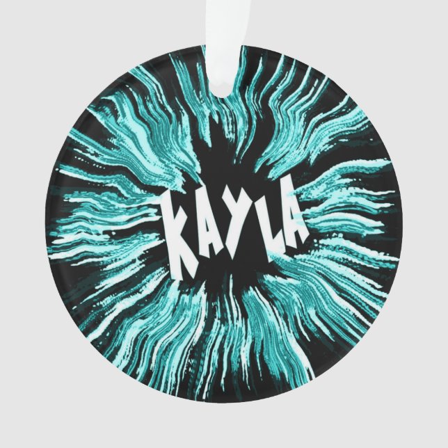 Kayla Name Star Ornament (Vorderseite)