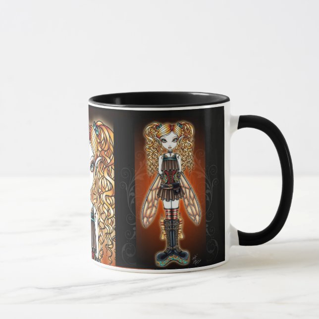 "Kayla" Steampunk Fee-Tasse Tasse (Rechts)