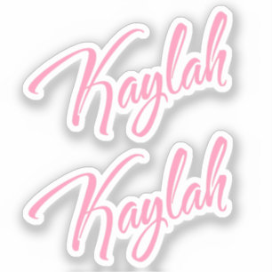 Kaylah x2 Vinyl Aufkleber