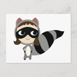 Kaylee Der Raccoon! Postkarte