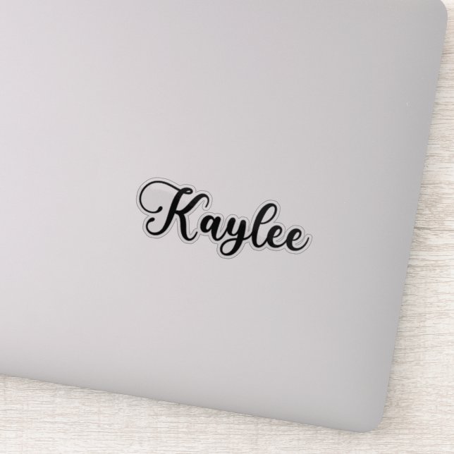 Kaylee Name - Handgeschriebene Kalligrafie Aufkleber (Detail)