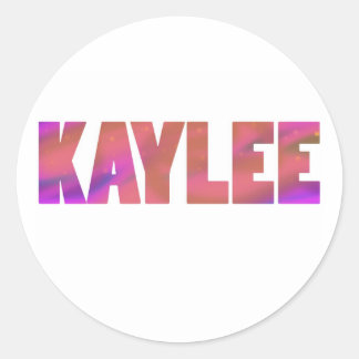 Kaylee Runder Aufkleber