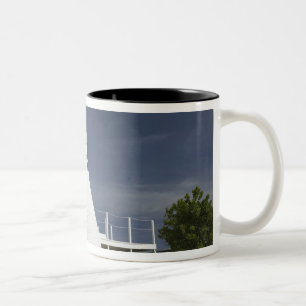 KAYMANINSELN, GRAND CAYMAN, Frank Sound: Alt Zweifarbige Tasse