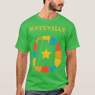 Kaysville Utah Vintag Distressed Souvenir 1 T-Shirt