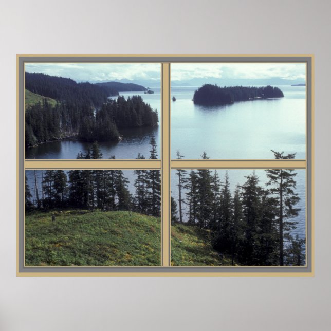 Kazakof Bay Alaska Poster (Vorne)