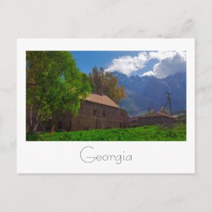Kazbegi Georgia Kaukusgebirge Natur Postkarte