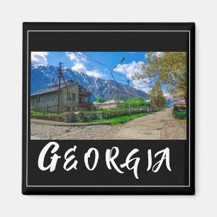 Kazbegi Stepantsminda Georgia Kaukusgebirge Magnet