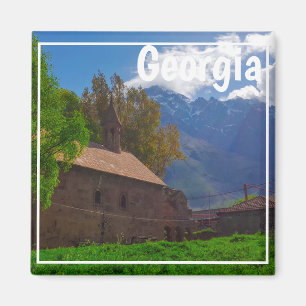 Kazbegi Stepantsminda Georgia Kaukusgebirge Magnet