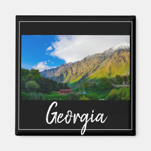 Kazbegi Stepantsminda Georgia Kaukusgebirge Magnet
