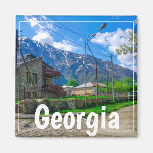 Kazbegi Stepantsminda Georgia Kaukusgebirge Magnet