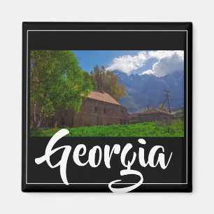 Kazbegi Stepantsminda Georgia Kaukusgebirge Magnet