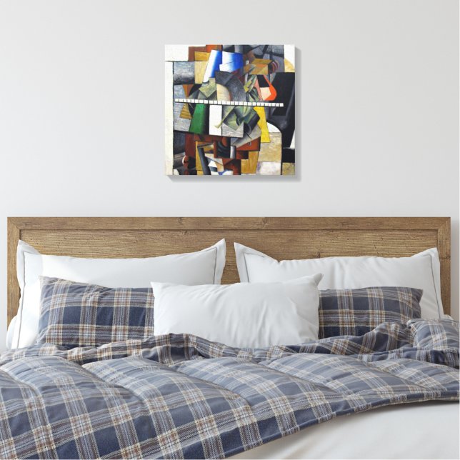 Kazimir Malevich Abstrakt Stretched Canvas Print Leinwanddruck (Insitu (Schlafzimmer))