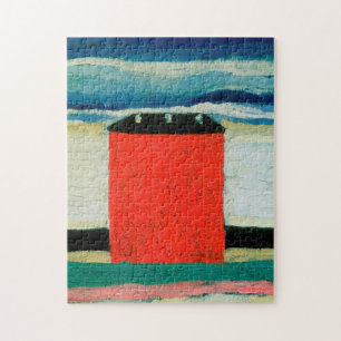 Kazimir Malevich - Rotes Haus Puzzle