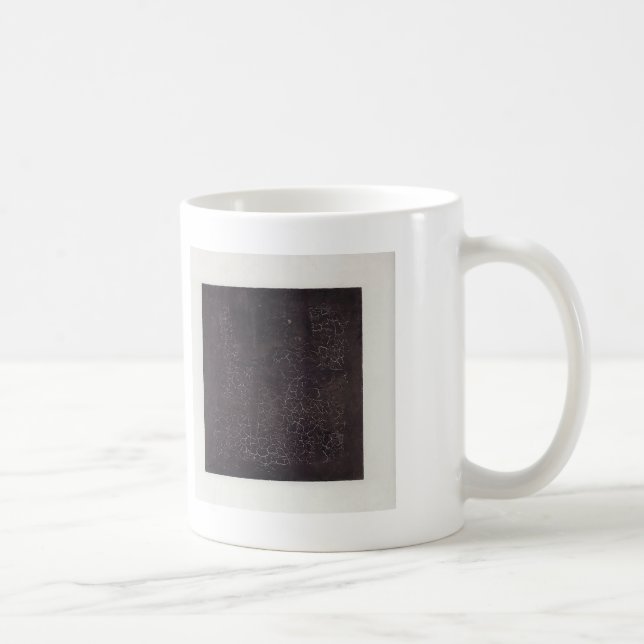 Kazimir Malevich- schwarzes Quadrat Kaffeetasse (Rechts)