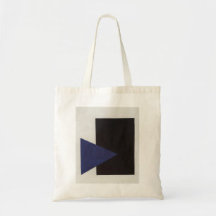 Kazimir Malevich- Suprematism mit blauem Dreieck Tragetasche