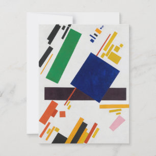 Kazimir Malevich Suprematismus Zusammensetzung Postkarte