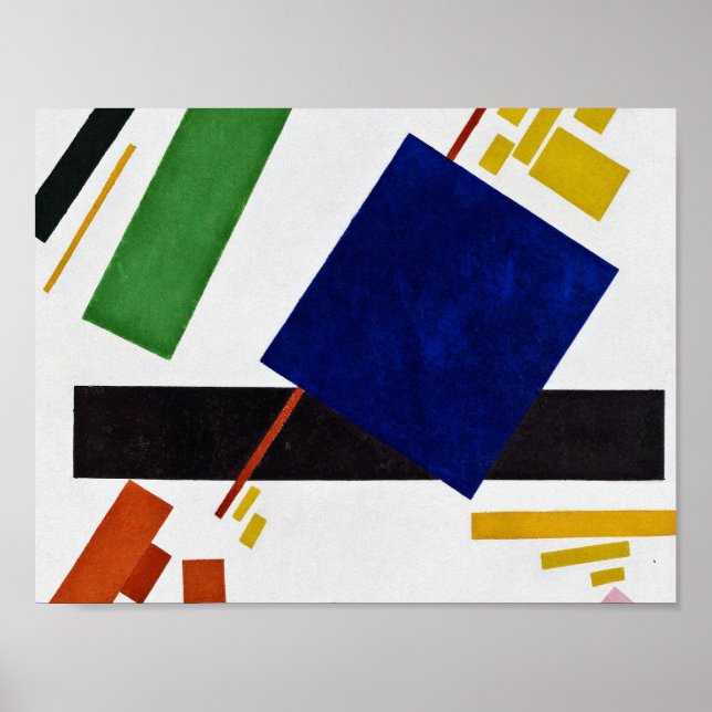 Kazimir Malevich - Suprematistische Zusammensetzun Poster (Vorne)