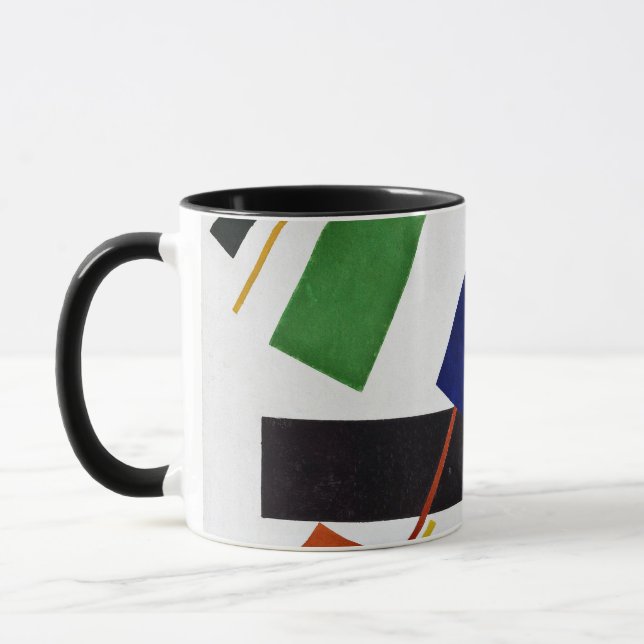 Kazimir Malevich - Suprematistische Zusammensetzun Tasse (Links)
