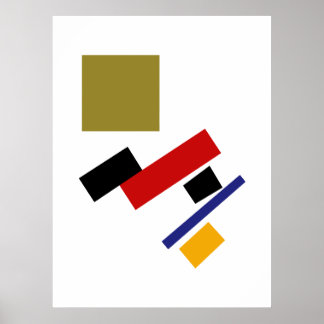 Kazimir Malewitsch Suprematismus Poster