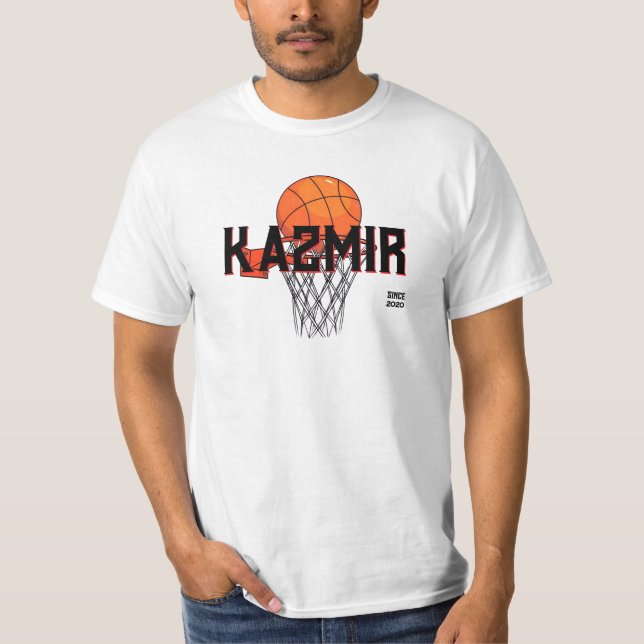 Kazmir Men White Graphic T Shirt (Vorderseite)