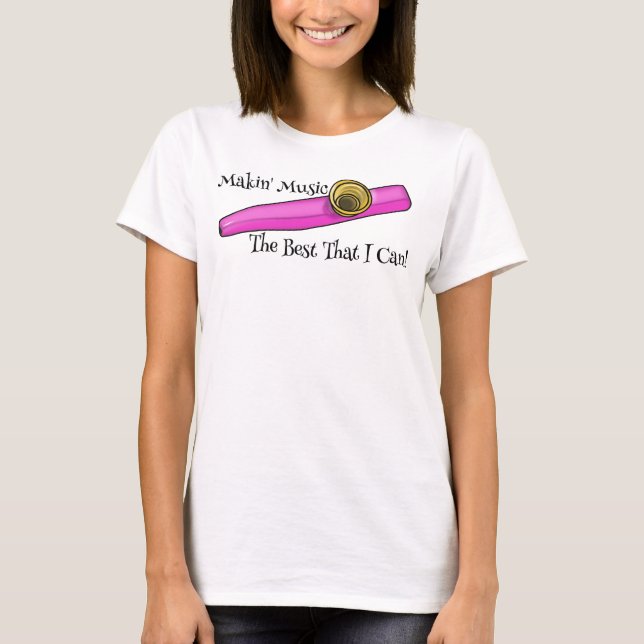 Kazoo Musiker T-Shirt (Vorderseite)