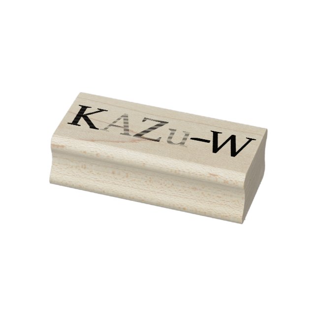 KAZu-W Gummistempel (Stempel)