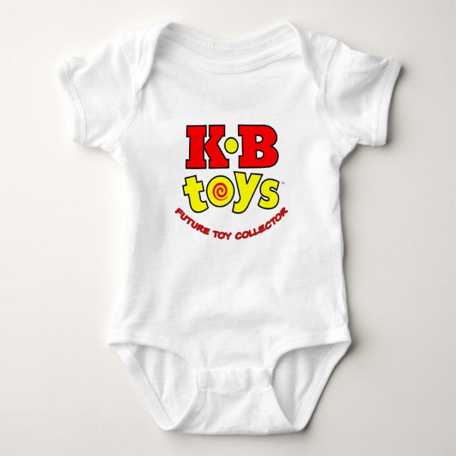 KB Toys Logo Baby 1 Stück: Future Toy Collector Baby Strampler (Vorderseite)