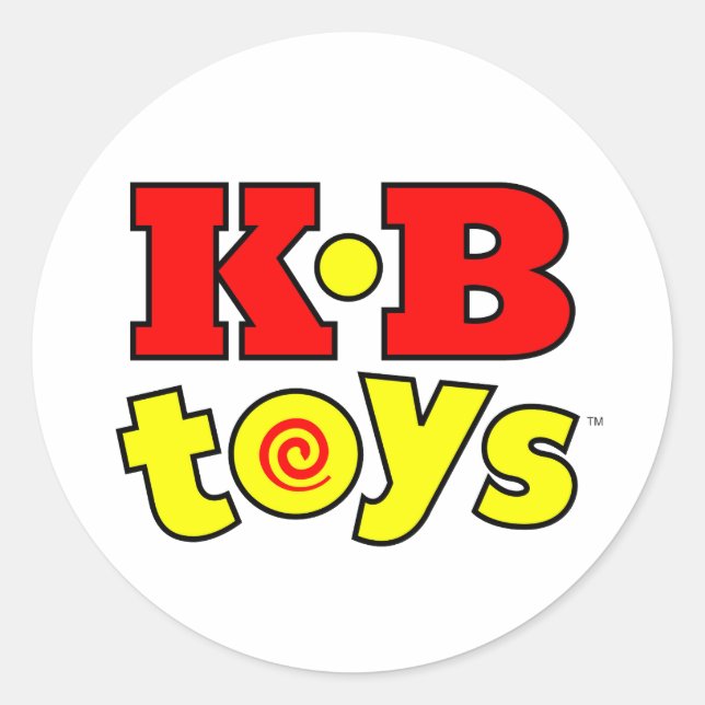 KB Toys Standard Logo Rund Vinyl Aufkleber (Vorderseite)