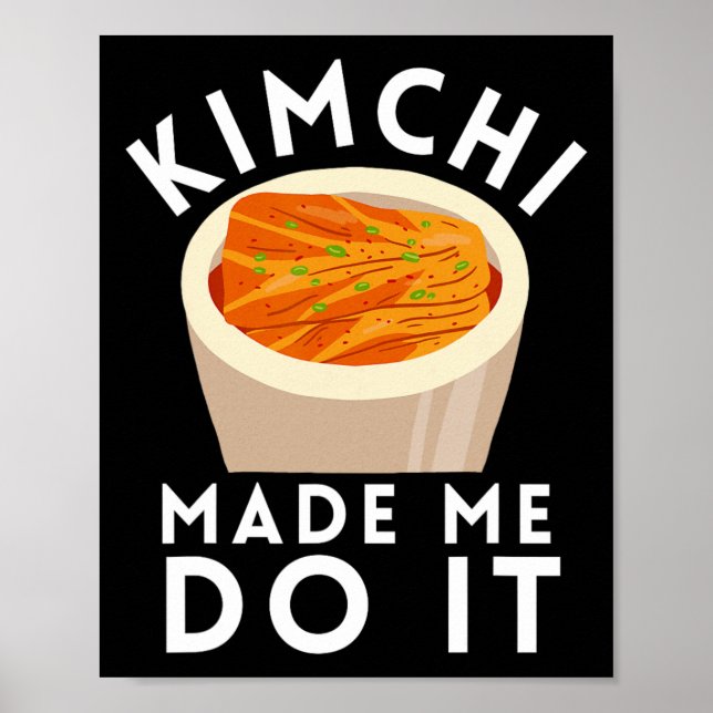 Kbbq Grillen Kimchi Ramen Poster (Vorne)