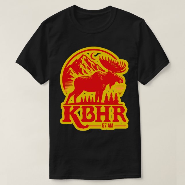 KBHR 57 AM Northern Exposure Radio Station 1 T-Shirt (Design vorne)
