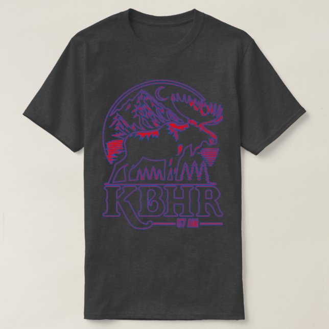 KBHR 57 AM Northern Exposure Radio Station TShirt (Design vorne)