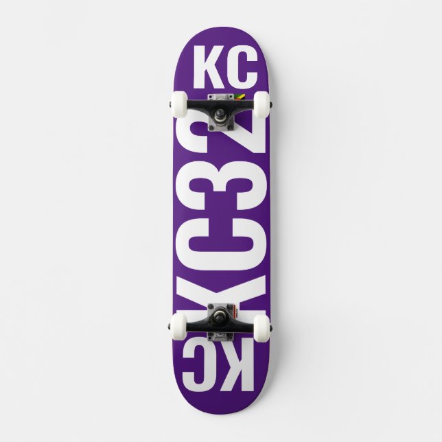 KC32-Skateboard Skateboard (Vorderseite)