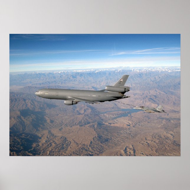 KC-10-Extender und FA 18 Hornet Poster (Vorne)