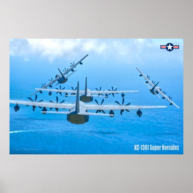 KC-130J SUPER HERCULES POSTER (Vorne)