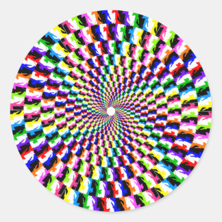 KC-135 Rainbow Spiral Sticker