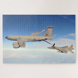 KC-135R Stratotanker betankt F-15C Eagle Kadena JP Puzzle