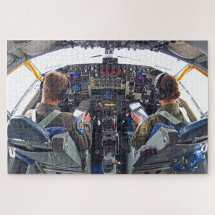 KC-135R STRATOTANKER COCKPIT (20x30 INCH) Puzzle