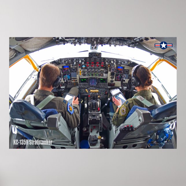 KC-135R STRATOTANKER COCKPIT POSTER (Vorne)