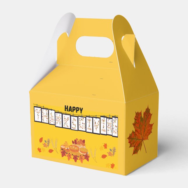 KC Erntedank Gevor Box - Gelb Geschenkschachtel (Vorderseite)