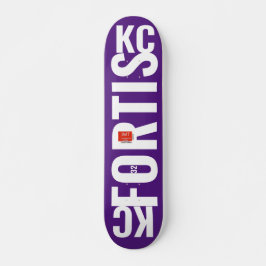 KC FORTIS Skateboard, 7¾ Zoll Deck Skateboard