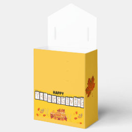 KC Gelber Erntedank Zinnkasten Geschenkschachtel