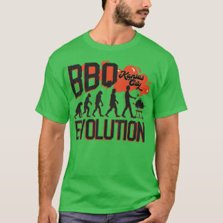 KC GRILLEN Evolution Schneiden Liebe Kansas City C T-Shirt