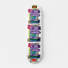 KC JMT SKATEBOARD Skateboard, 7¾ Zoll Deck