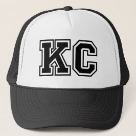 "Kc-" Monogramm Truckerkappe
