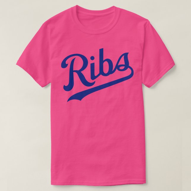 KC Ribs White T-Shirt (Design vorne)
