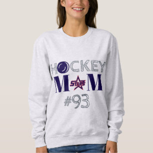 KC Stars Hockey Mama Sweatshirt mit eigener Nummer