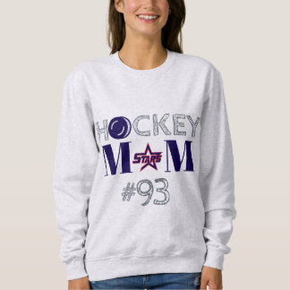 KC Stars Hockey Mama Sweatshirt mit eigener Nummer