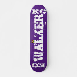 KC WALKER Skateboard, 7¾ Zoll Deck Skateboard