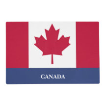 KCanadianische Flagge laminierte Platzmatte