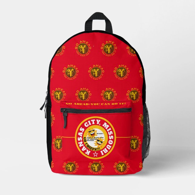 KCMOCOU SUNNY&RAYRAY GA2 BEDRUCKTER RUCKSACK (Vorderseite)